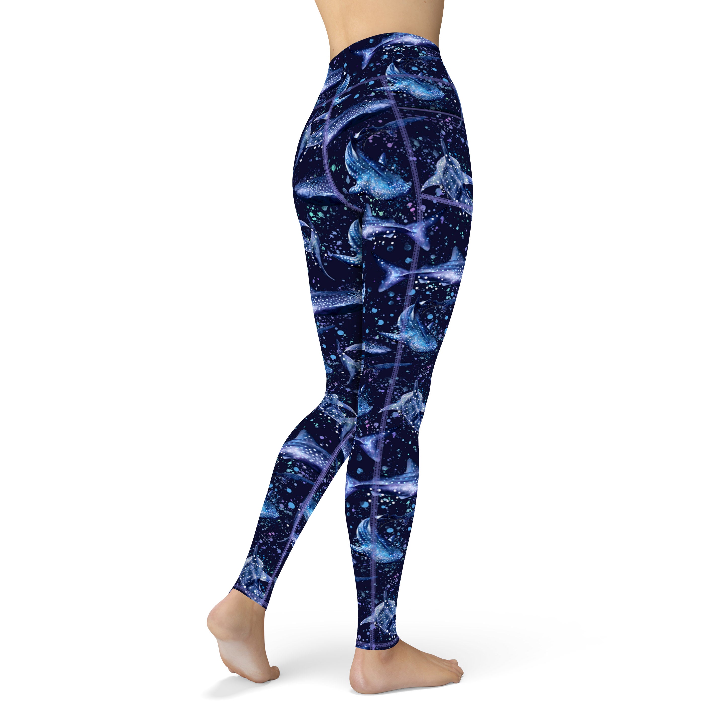Spacefish Army Cosmic Whale Leggings - Force-E Scuba Centers
