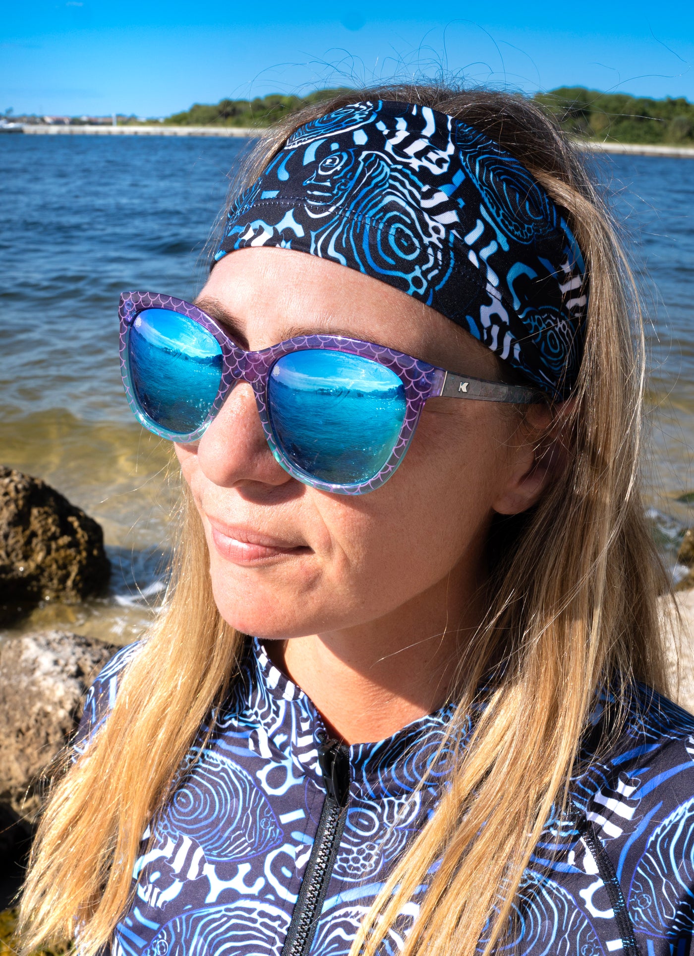 Eco-friendly Angelfish Hypnosis Scuba Headband