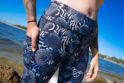 Eco-Friendly Angelfish Hypnosis Contour Leggings
