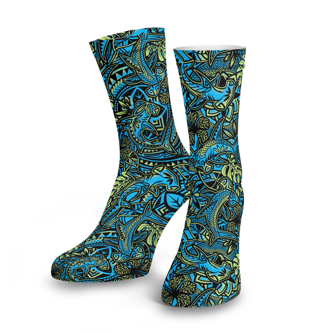 Eco-friendly Hammerhead Hibiscus Dive Socks