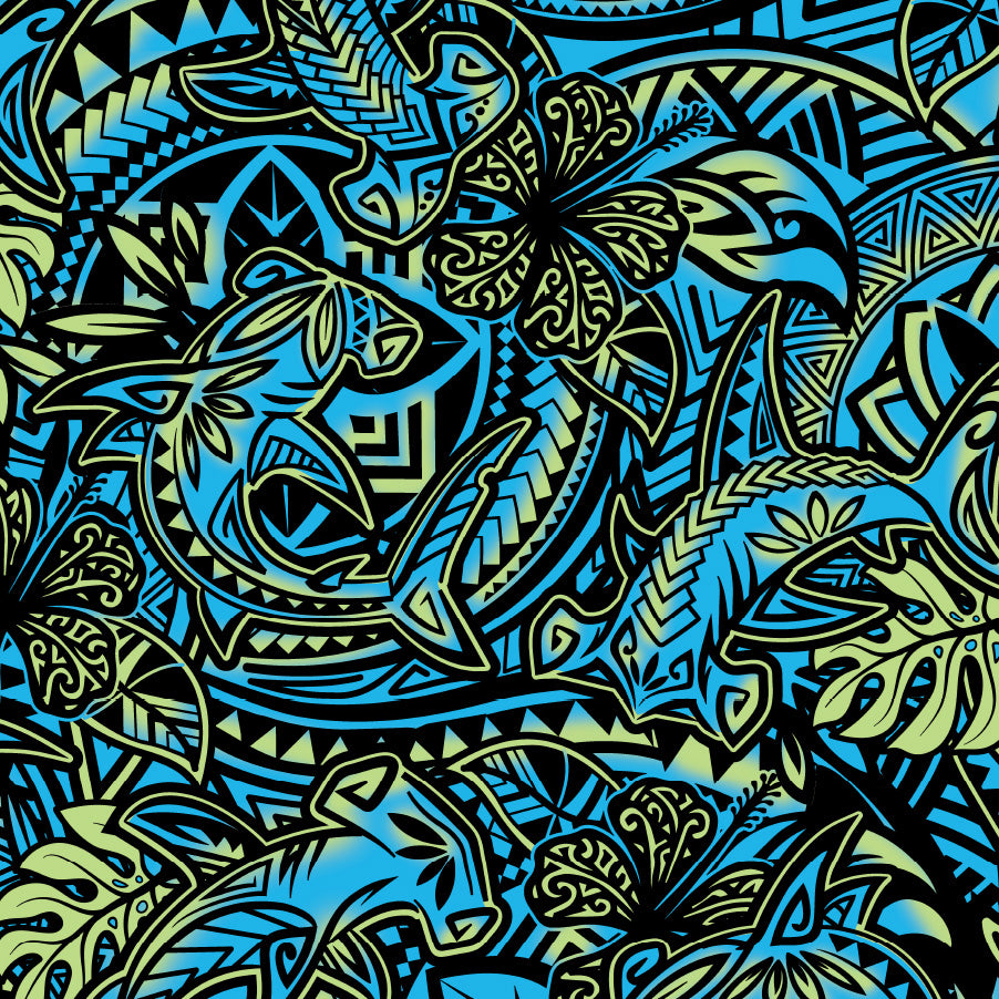 MENS Hammerhead Hibiscus Scuba Pants