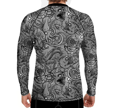 MENS Eco-friendly Deep Sea Rash Guard