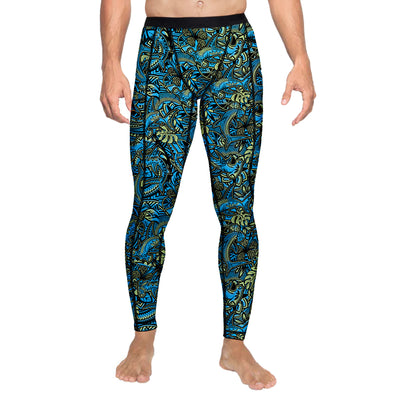 MENS Hammerhead Hibiscus Scuba Pants