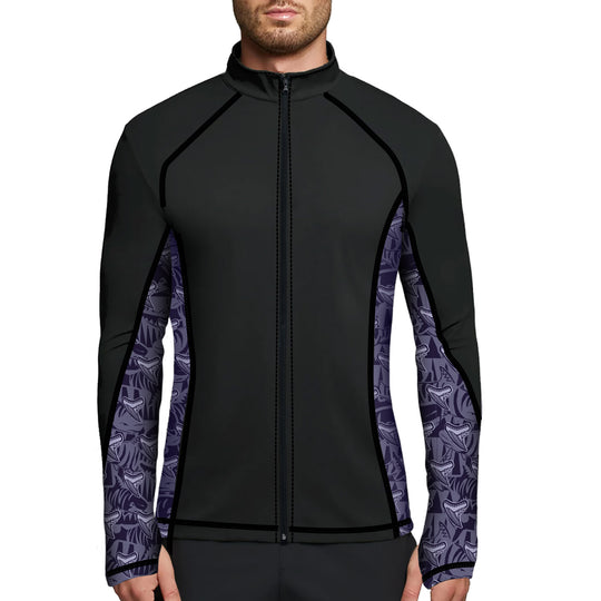 スカジャン AMAGASAKI SAPEur m_tiger_shark_zip_front_a8b147