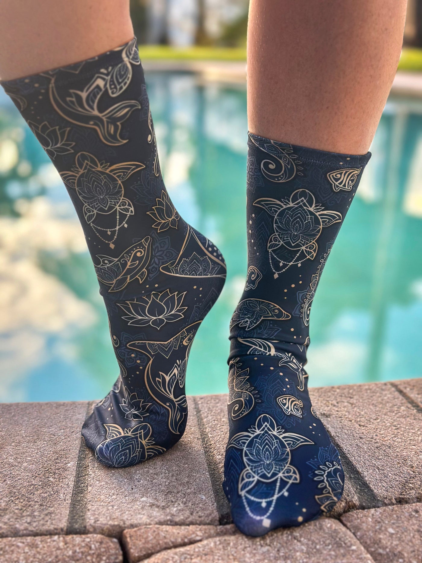 Eco-friendly Ocean Mandala Dive Socks