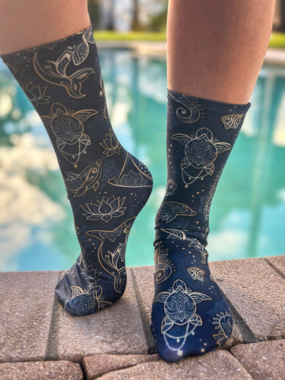 Eco-friendly Ocean Mandala Dive Socks