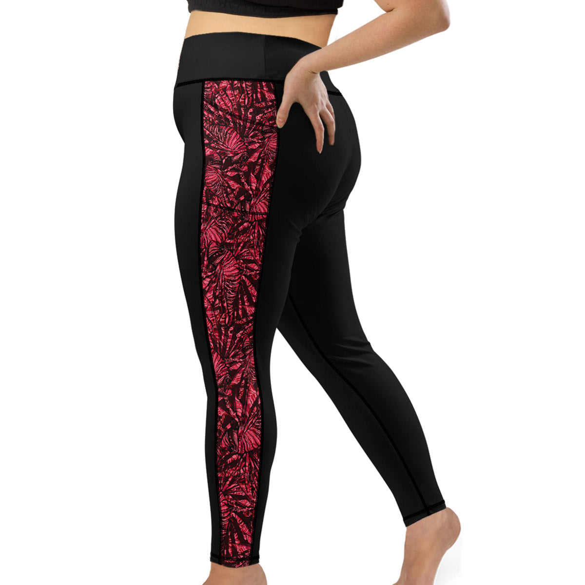 Plus Size Eco-Friendly Lionfish Invasion Contour Leggings