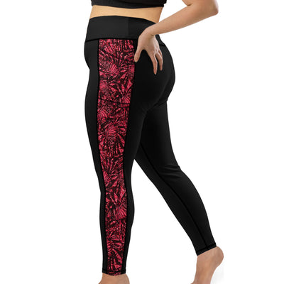 Plus Size Eco-Friendly Lionfish Invasion Contour Leggings