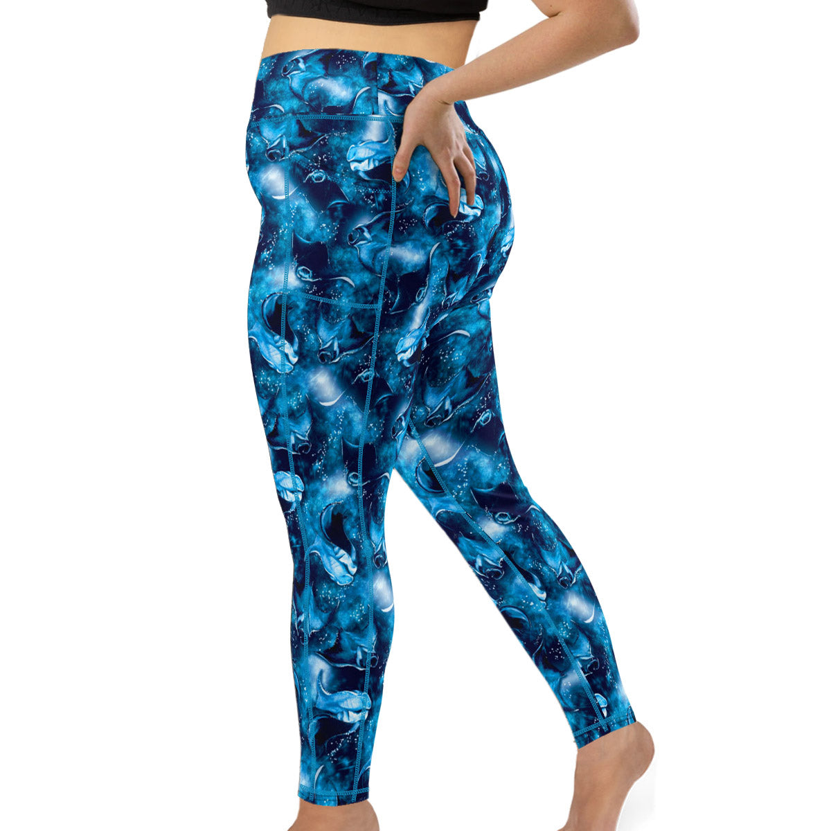Plus Size Eco-Friendly Manta Mayhem Leggings