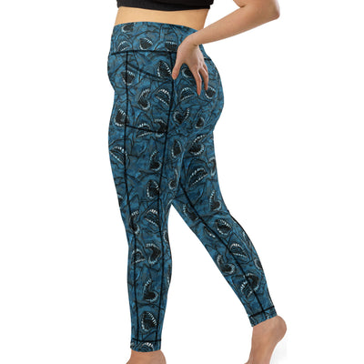 Plus Size Eco-Friendly Shark Camo Contour Leggings