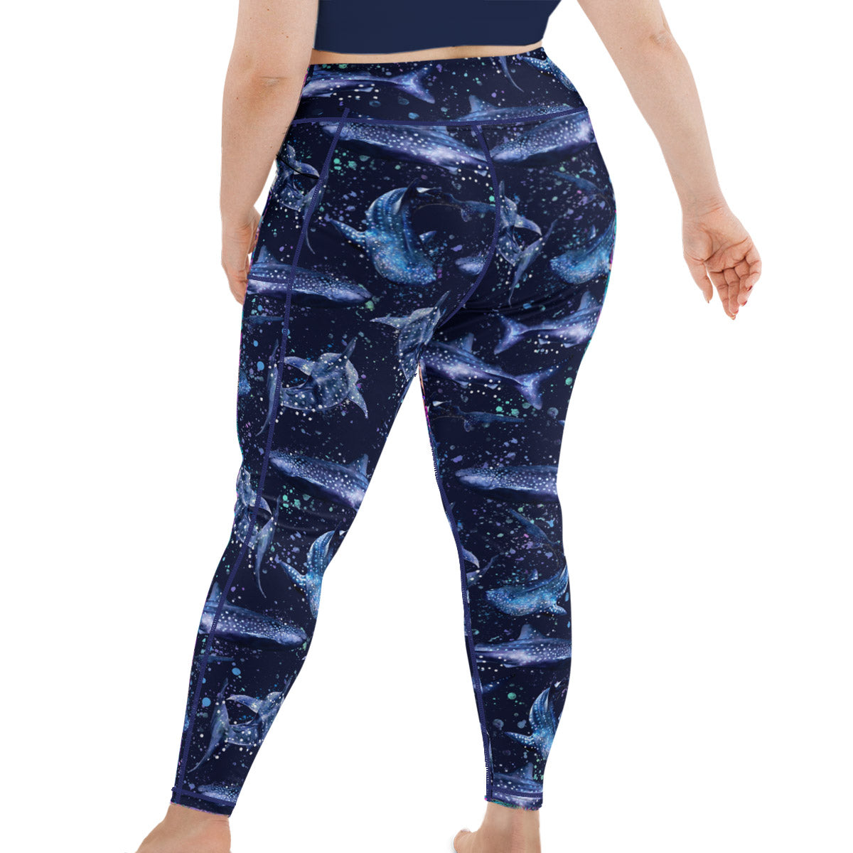 Galaxy Plus Size Leggings, Space Women's Designer Plus Size Long Tights-  Made in USA/ EU | Plus size leggings, Plus size, Plus size yoga