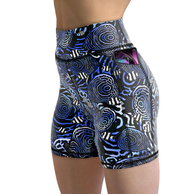 Eco-Friendly Angelfish Hypnosis Shorts
