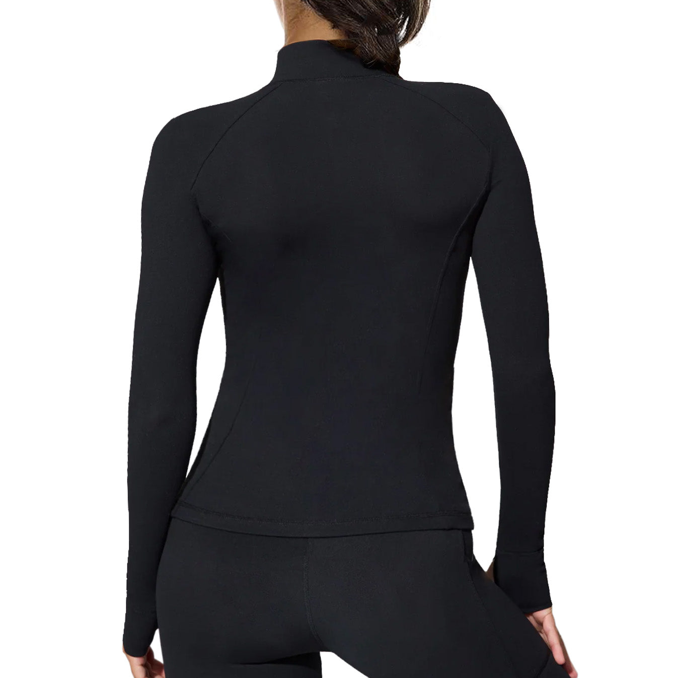 Eco-friendly Full Zip Up Night Dive Black Rash Guard