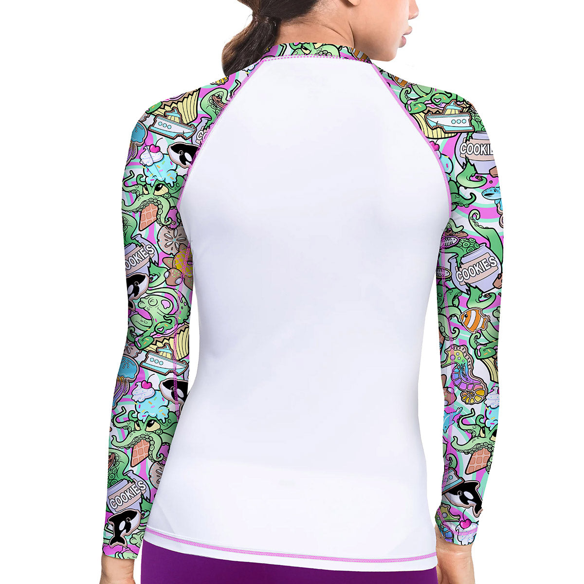 Sugar & Scuba Candy Octopus Contour Rash Guard