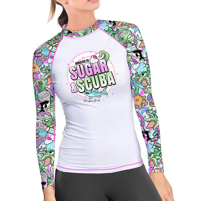 Sugar & Scuba Candy Octopus Contour Rash Guard