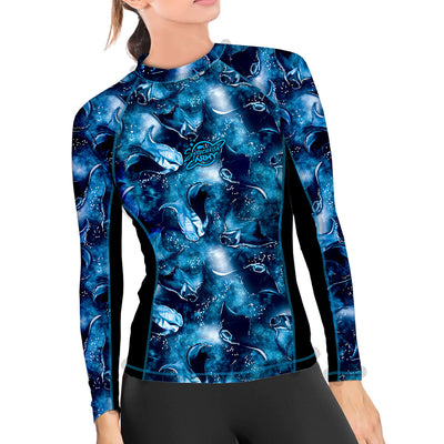 Eco-friendly Manta Mayhem Contour Rash Guard