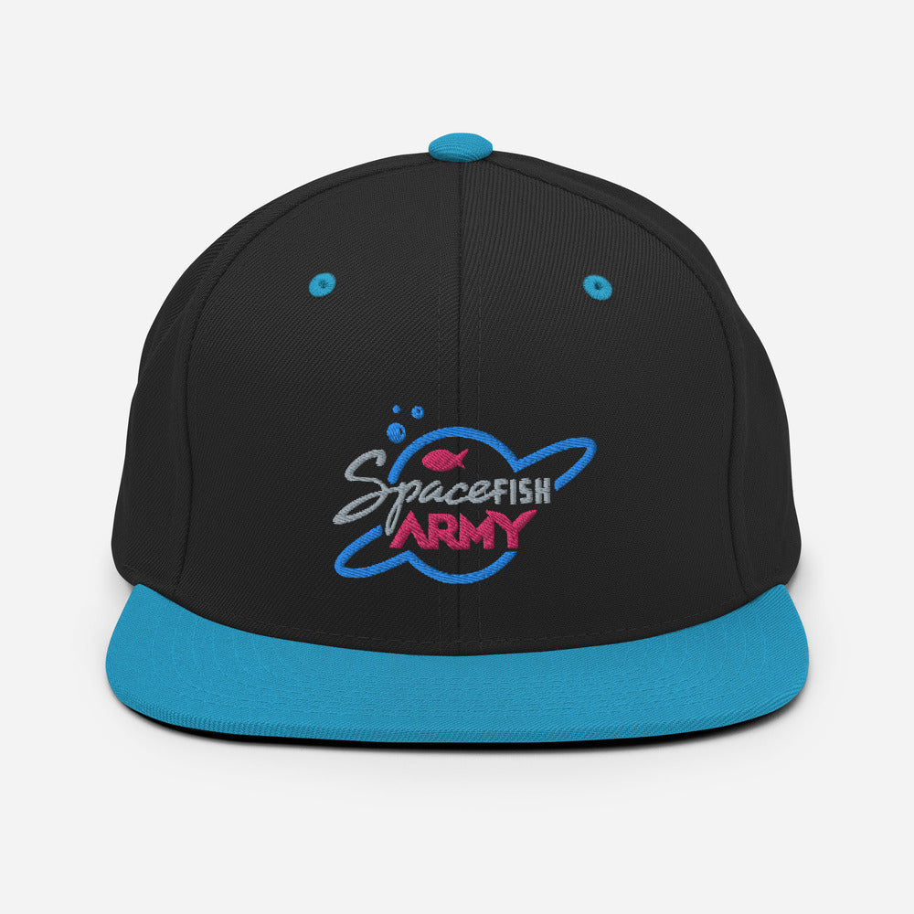 Spacefish Army Logo Snapback Hat