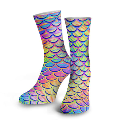 Rainbow Mermaid Dive Socks