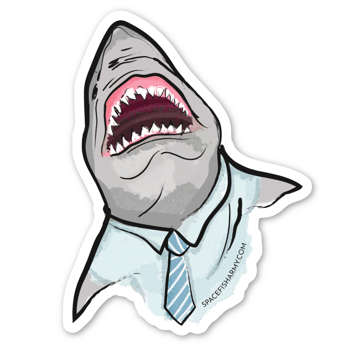 Office Shark Sticker